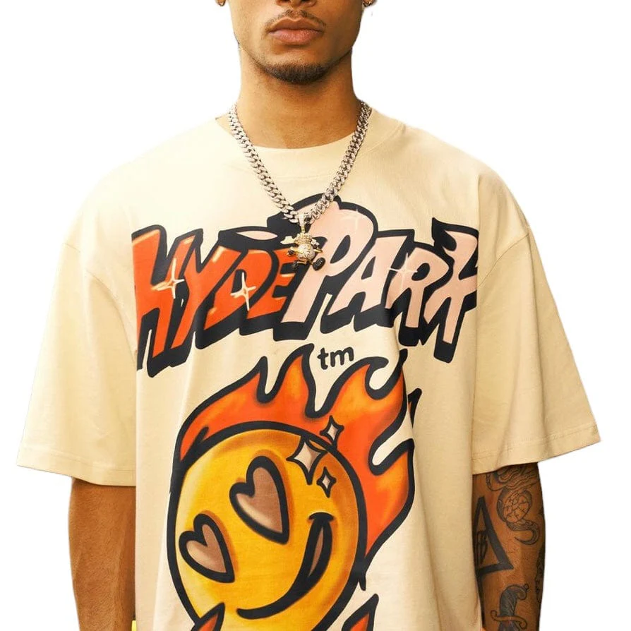 Hyde Park Coming In Hot Tee (Cream) - Image 3