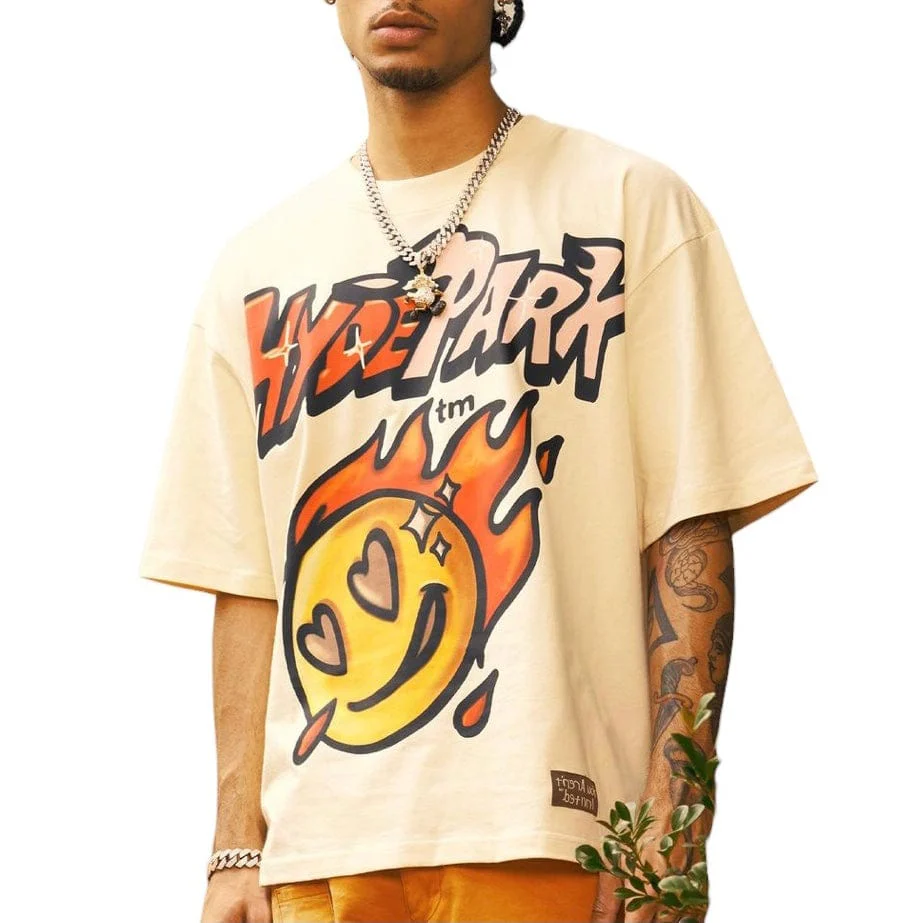 Hyde Park Coming In Hot Tee (Cream) - Image 4