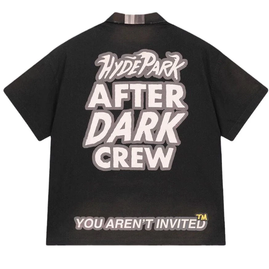 Hyde Park Mechanic Work Shirt (Black) - Image 2