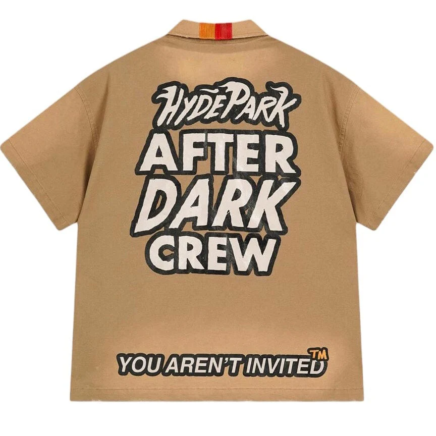 Hyde Park Mechanic Work Shirt (Khaki) - Image 2