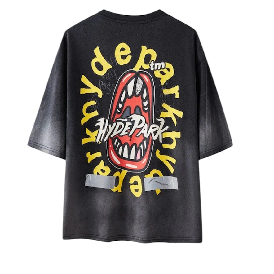 Hyde Park Money Where Your Mouth ls Tee (Black) - Image 2