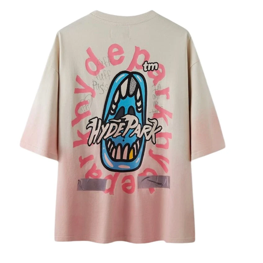 Hyde Park Money Where Your Mouth ls Tee (Strawberry Milk) - Image 2