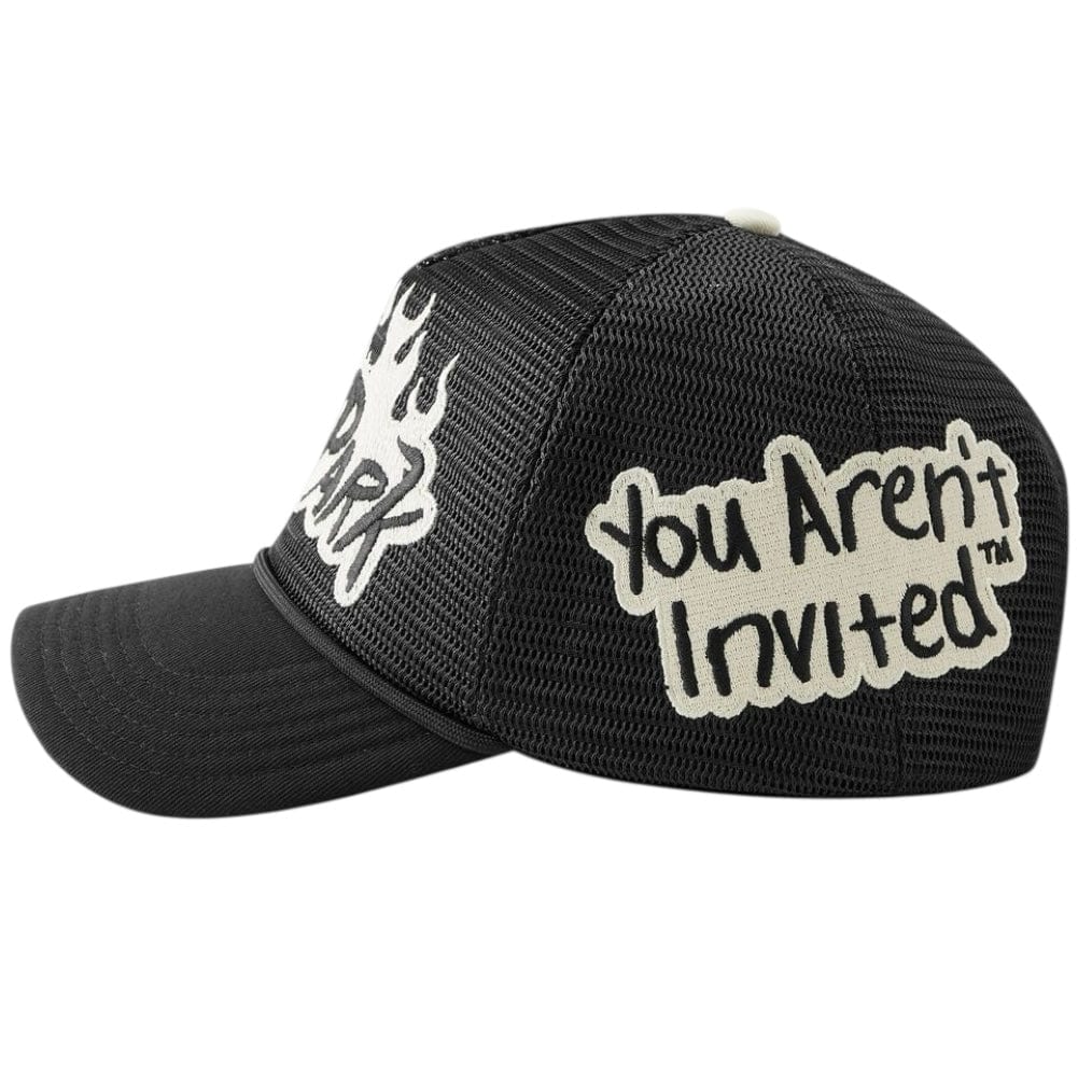 Hyde Park Nothing But Net Trucker Hat (Black) - Image 2