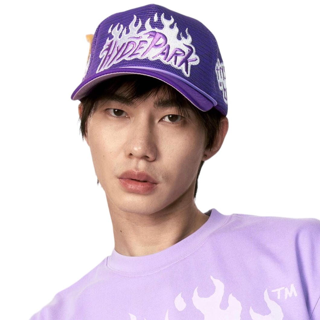 Hyde Park Nothing But Net Trucker Hat (Purple) - Image 2