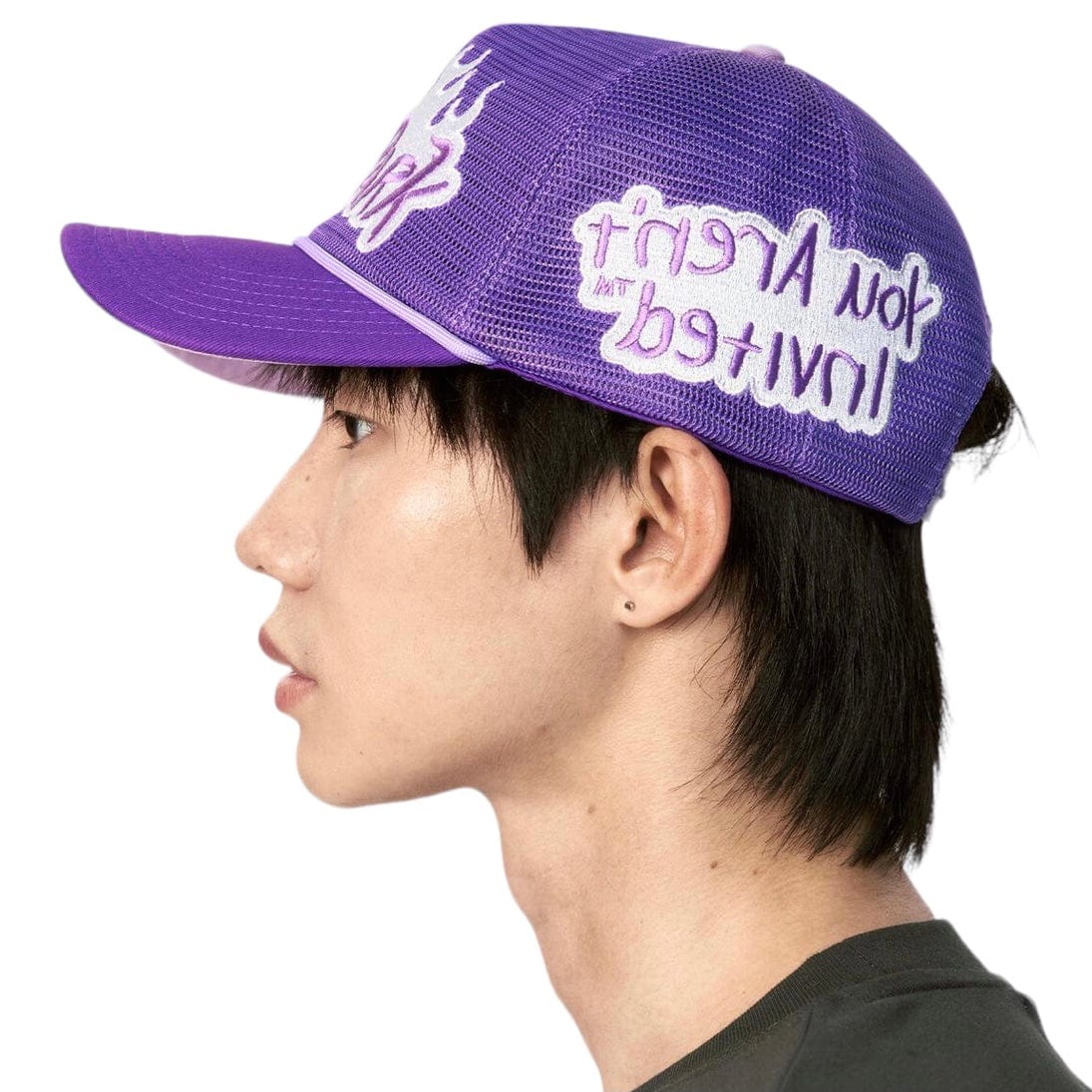 Hyde Park Nothing But Net Trucker Hat (Purple) - Image 3