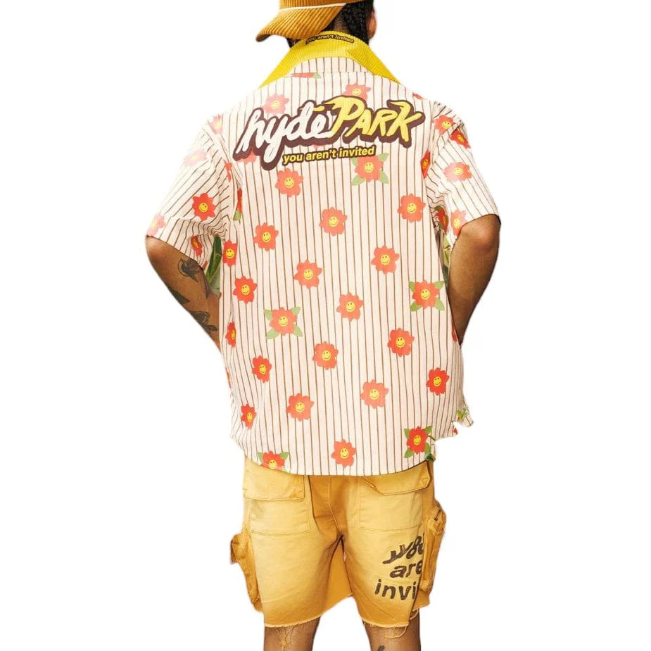 Hyde Park The Weekend Blender Button-Up Shirt (Red Lemon) - Image 3