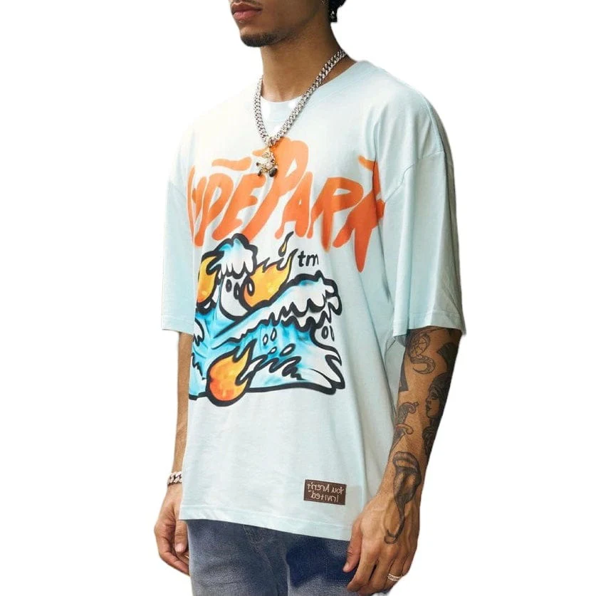 Hyde Park Tsunami Weekend Tee (Light Blue) - Image 4
