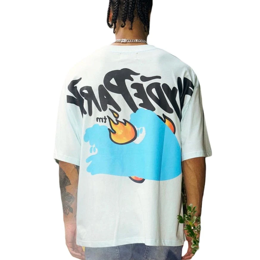 Hyde Park Tsunami Weekend Tee (Light Blue) - Image 5