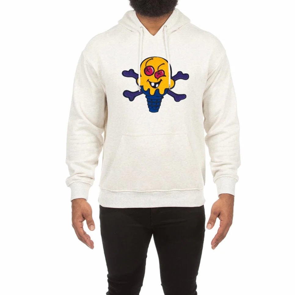 Ice Cream Avery Hoodie (Light Heather Grey) 421-6307 - Image 2