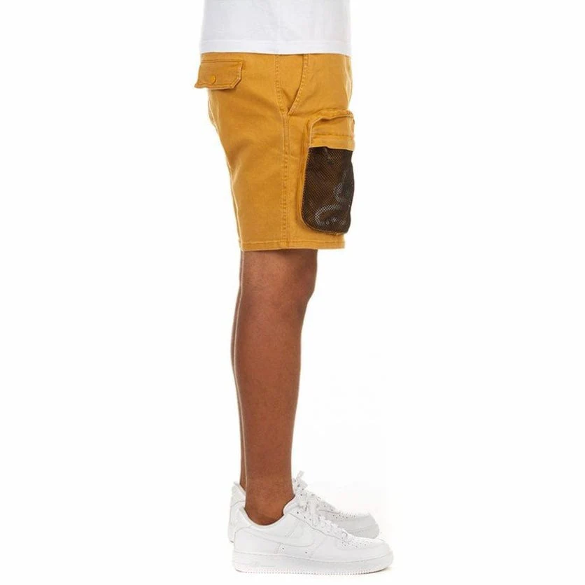 Ice Cream Chocolate Cargo Shorts (Golden Yellow) - 411-5105 - Image 2