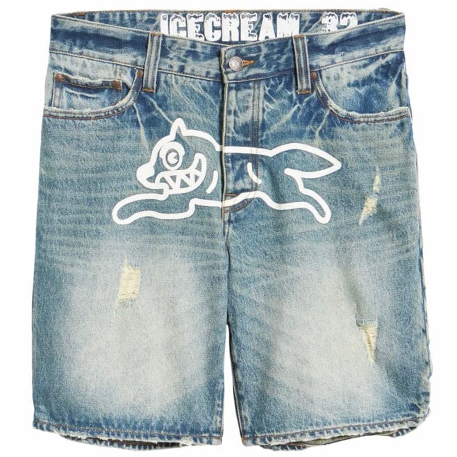 Ice Cream Cream Denim Shorts (Custard) 421-5102 - Image 5