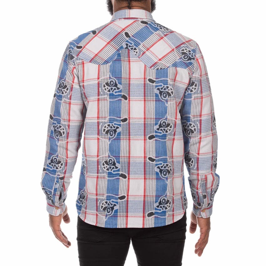Ice Cream Harry Long Sleeve Woven Shirt (Strong Blue) 441-1600 - Image 4
