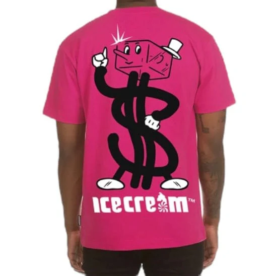 Ice Cream My Friends Call Me Cash SS Tee (Beetroot Purple) 451-2208 - Image 2