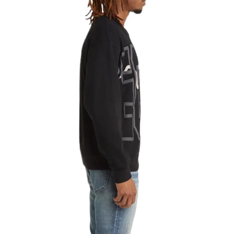 Ice Cream Pow Crew Sweatshirt (Black) 431-9303 - Image 2