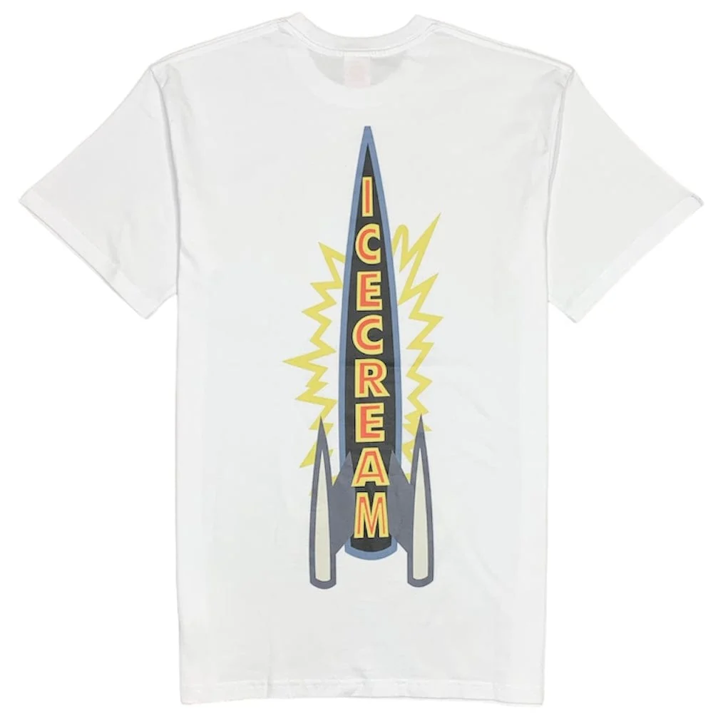 Ice Cream Rocket Boy SS Tee (White) 441-6200 - Image 2