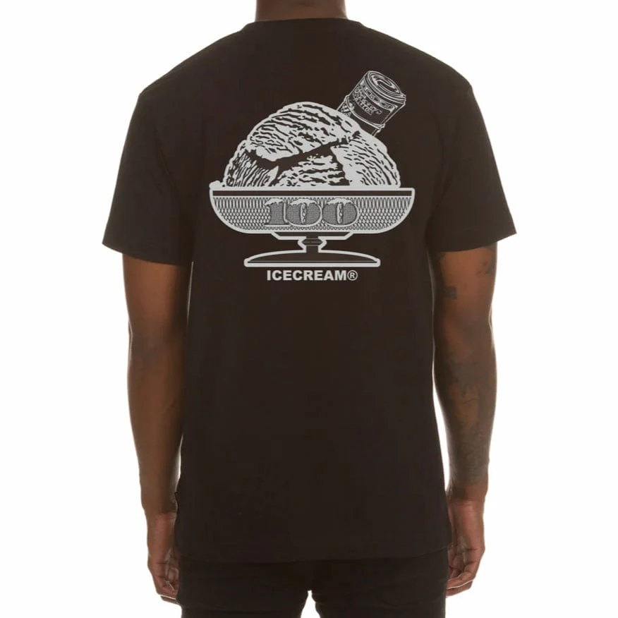 Ice Cream Rolls Short Sleeve Tee (Black) 441-1206 - Image 2