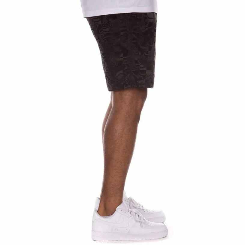 Ice Cream Running Check Shorts (Black) 441-3104 - Image 2