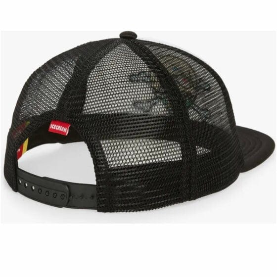 Ice Cream Skully Trucker Hat (Black) 431-2803 - Image 3