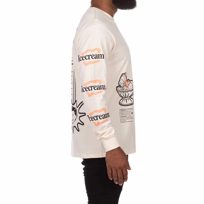 Ice Cream Style Facts Long Sleeve Knit (Antique White) 441-2303 - Image 2