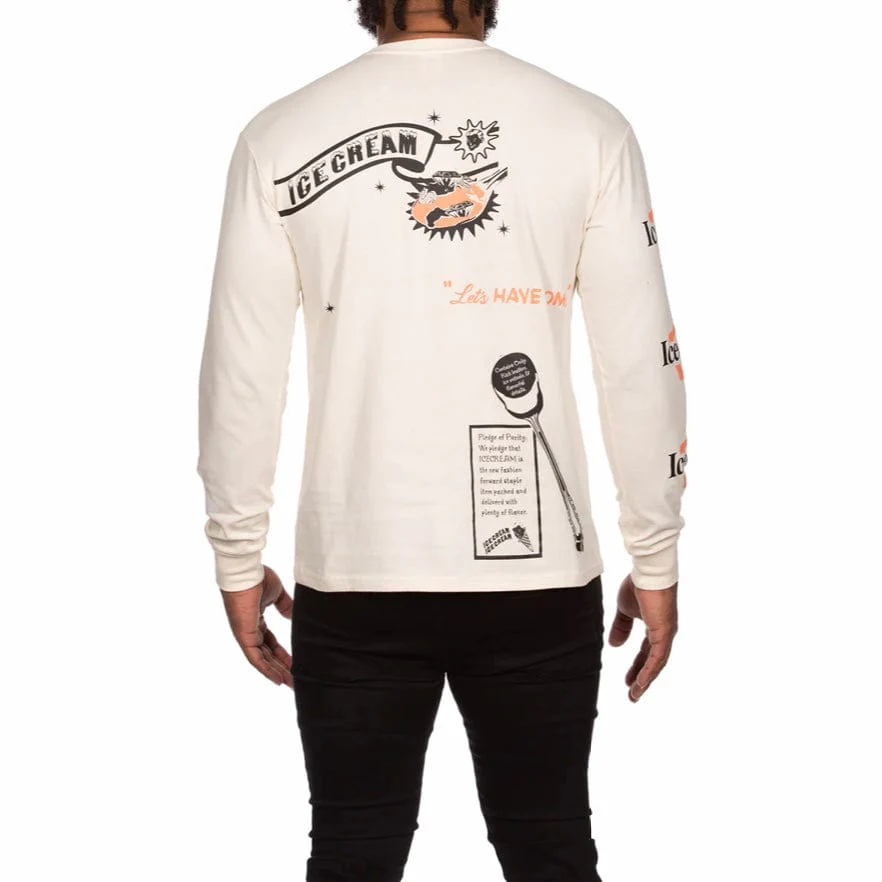 Ice Cream Style Facts Long Sleeve Knit (Antique White) 441-2303 - Image 4