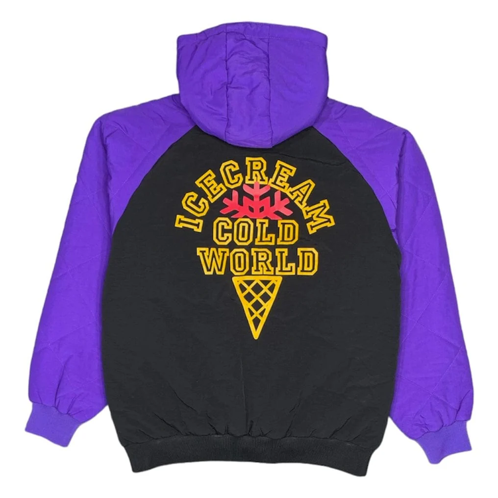 Ice Cream Traditional Hoodie Jacket (Black/Purple) - 401-9402 - Image 2