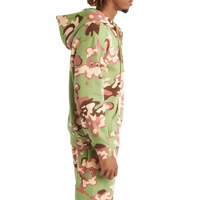 Ice Cream Zip Through Hoodie (Camo) 421-8308 - Image 3