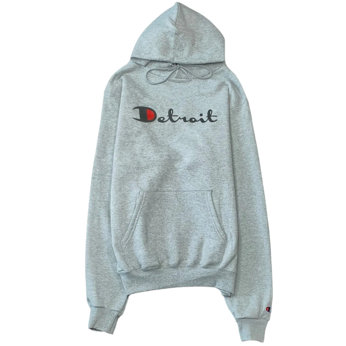 Ink Detroit Champion Pullover Hoodie (Grey) S70