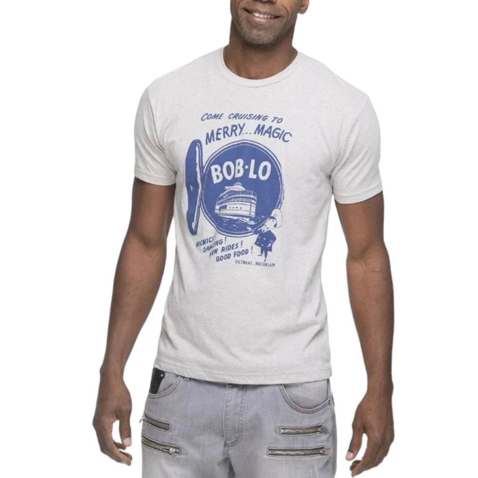 Ink Detroit Vintage Bob-Lo Island T Shirt (Light Grey) 3107 - Image 3