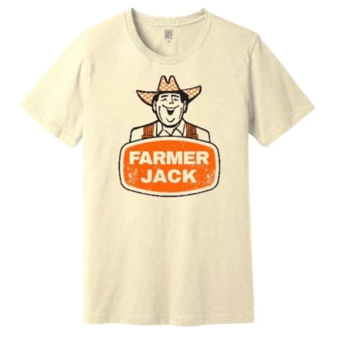 Ink Detroit Vintage Farmer Jack T Shirt (Natural) 9427 - Image 2