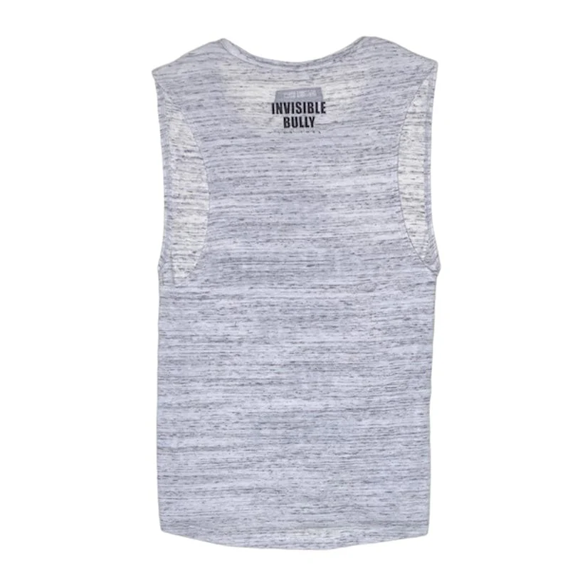 Invisible Bully Tank Top (Grey) - BB107 - Image 2