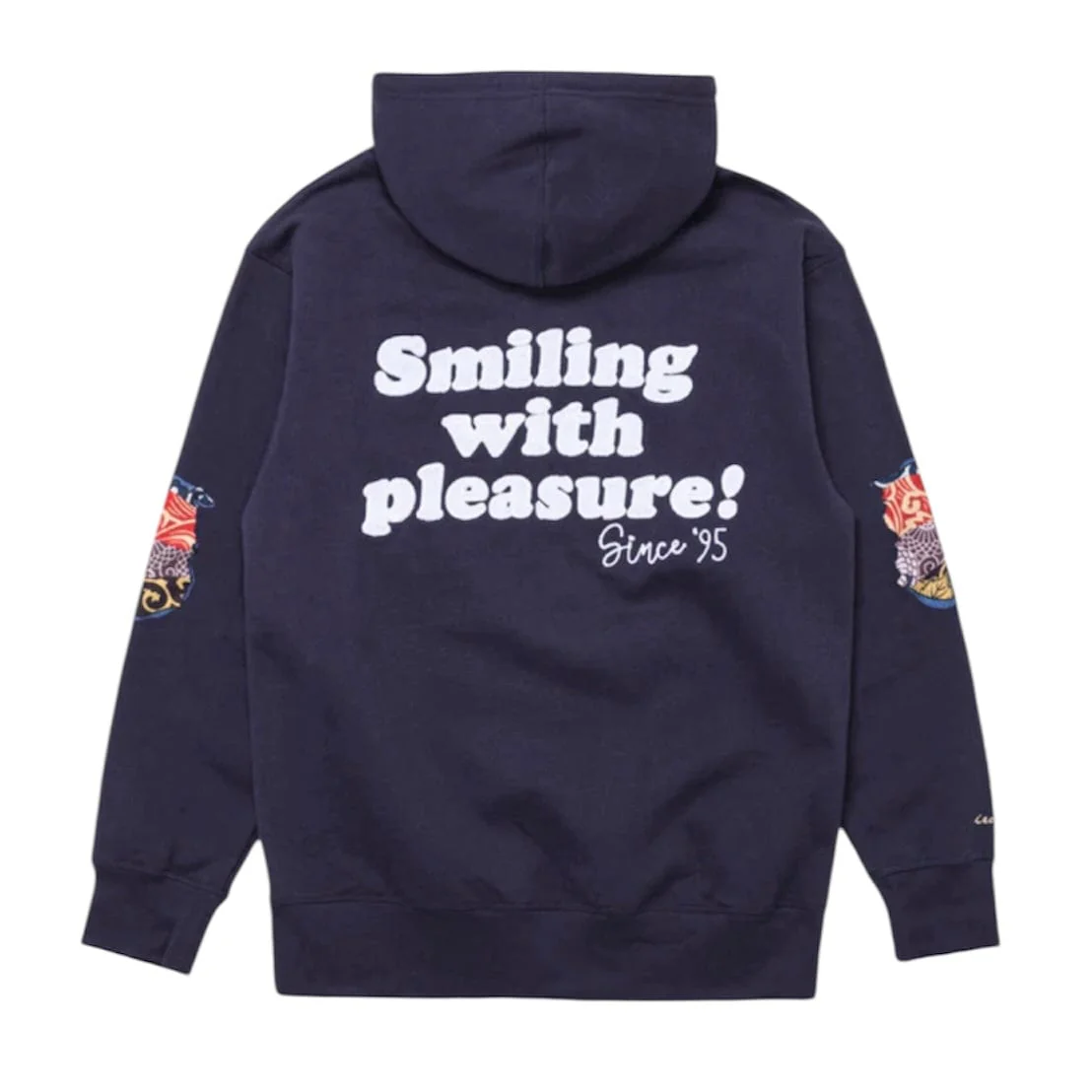 Iro-Ochi Fakin Smiles Hoodie (Navy) 33859 - Image 2