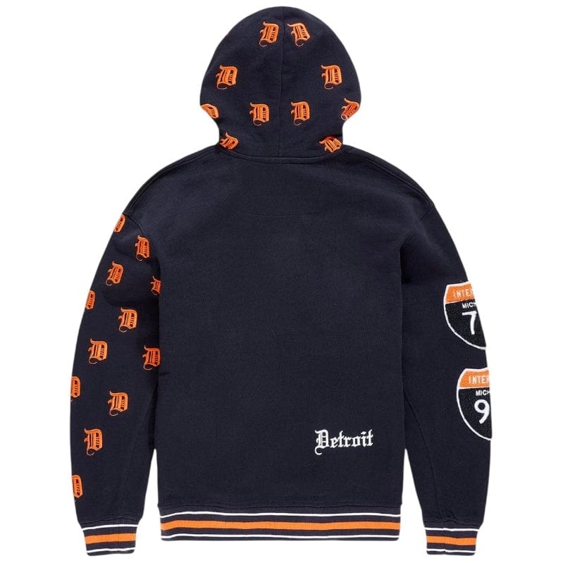 Jordan Craig 313 Pullover Hoodie (Tigers) 891655H - Image 4