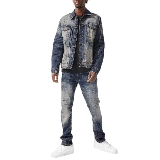 Jordan Craig Amsterdam Denim Trucker Azure Jacket (Desert) JJ358R - Image 3