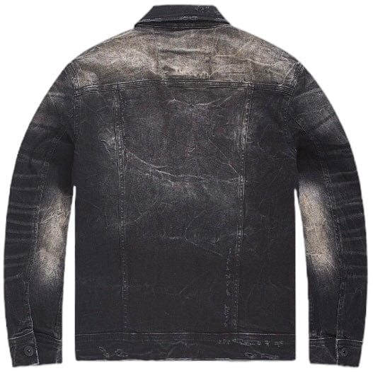 Jordan Craig Amsterdam Trucker Monochrome Jacket (Nature Black) JJ358R - Image 2