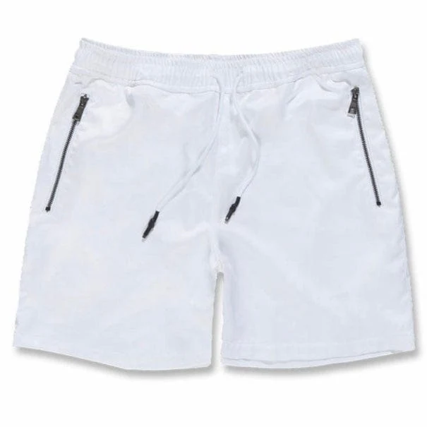 Jordan Craig Athletic Lux Shorts (White) 4415