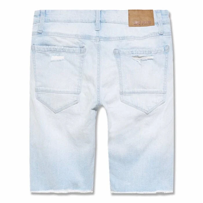 Jordan Craig Baltimore Retro Denim Shorts (Ice Blue) J3195S - Image 2