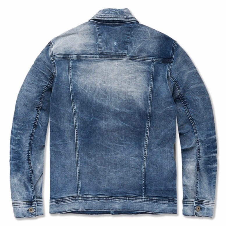 Jordan Craig Bayside Denim Trucker Jacket (Deep Blue) JJ350R - Image 2