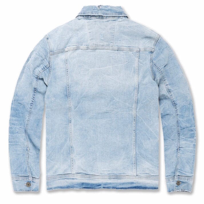 Jordan Craig Bayside Denim Trucker Jacket (Sky Blue) JJ350R - Image 2