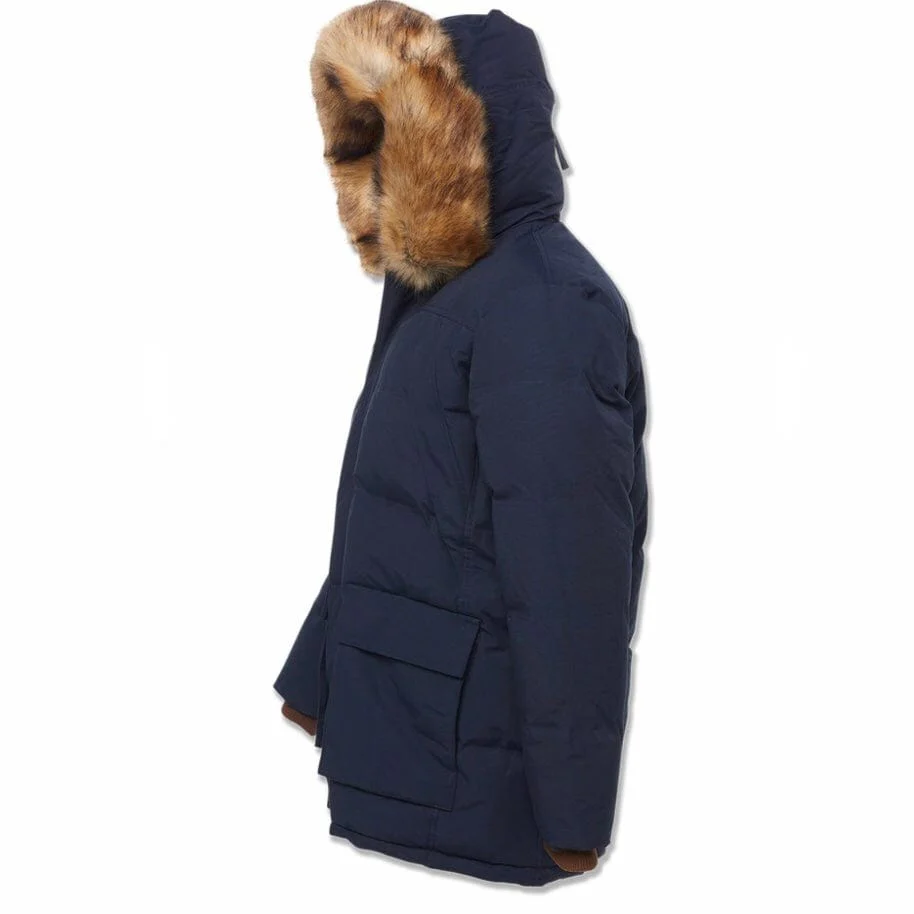 Jordan Craig Bismarck Fur Lined Parka Jacket (Navy) 91537 - Image 6