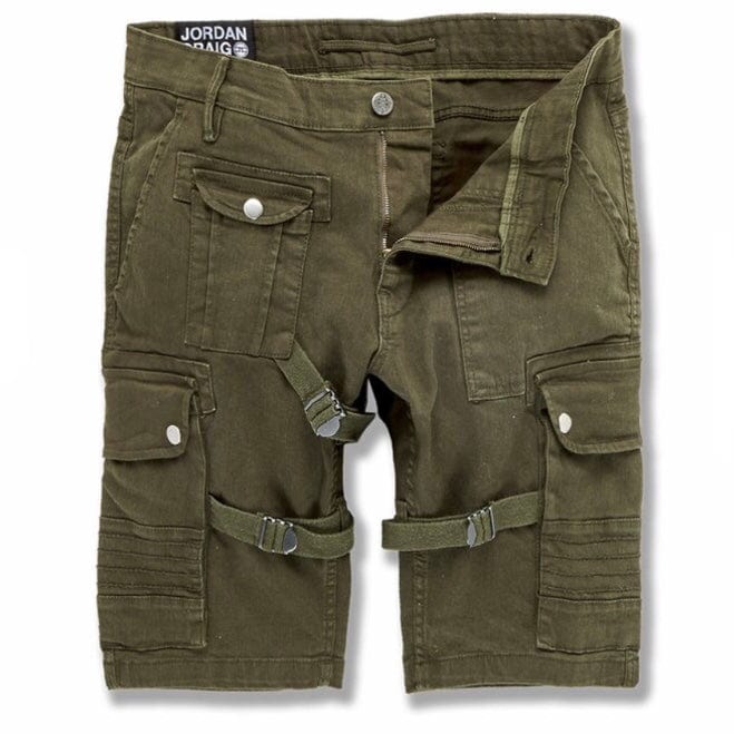 Jordan Craig Cairo Cargo Shorts (Army Green) 4398
