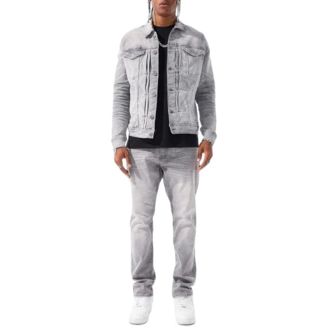 Jordan Craig Collins Meadowlands Pure Monochrome Denim (Cement Wash) - Image 2