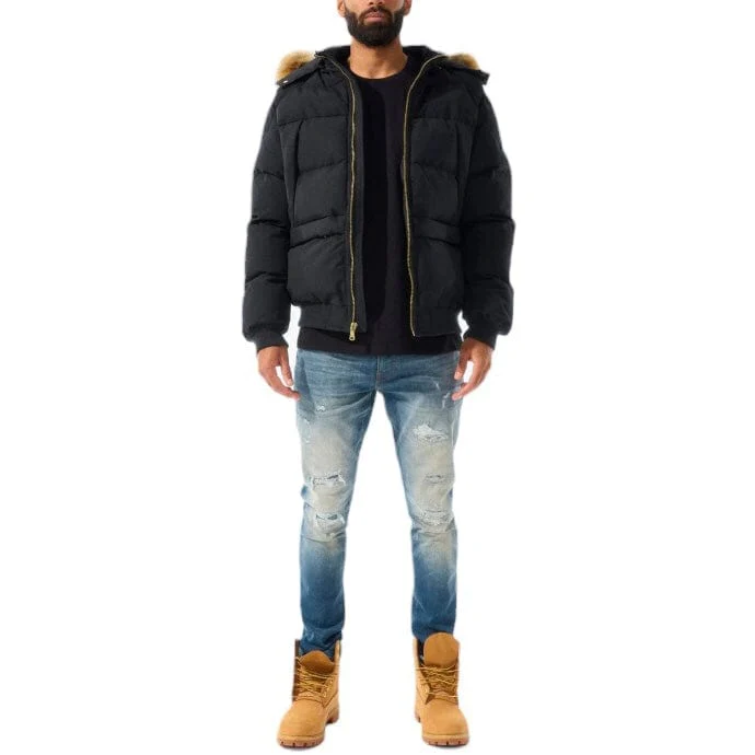 Jordan Craig Cross Bay Bomber Jacket (Black) 91630 - Image 2