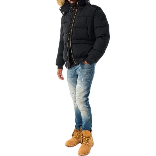 Jordan Craig Cross Bay Bomber Jacket (Black) 91630 - Image 3