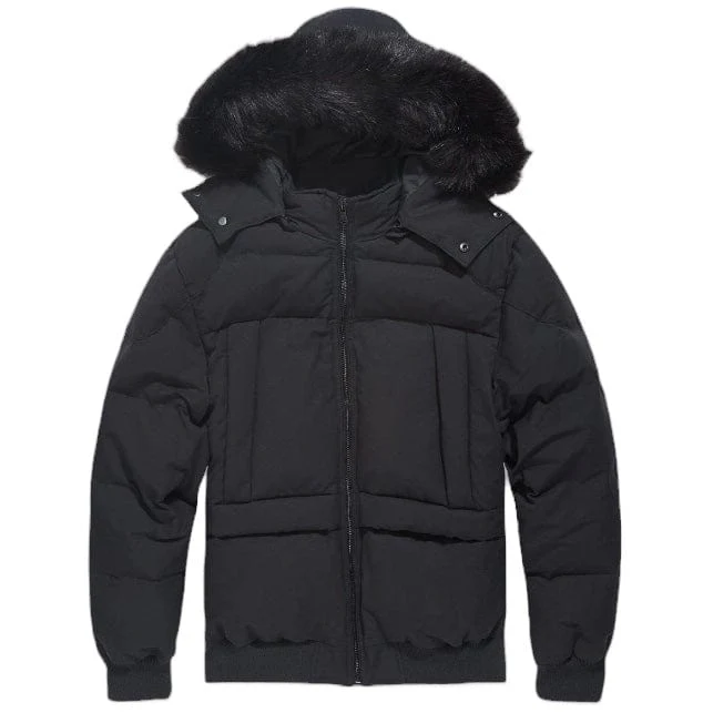 Jordan Craig Cross Bay Bomber Jacket (Noir) 91630 - Image 4