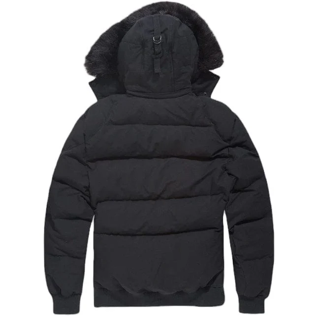 Jordan Craig Cross Bay Bomber Jacket (Noir) 91630 - Image 5