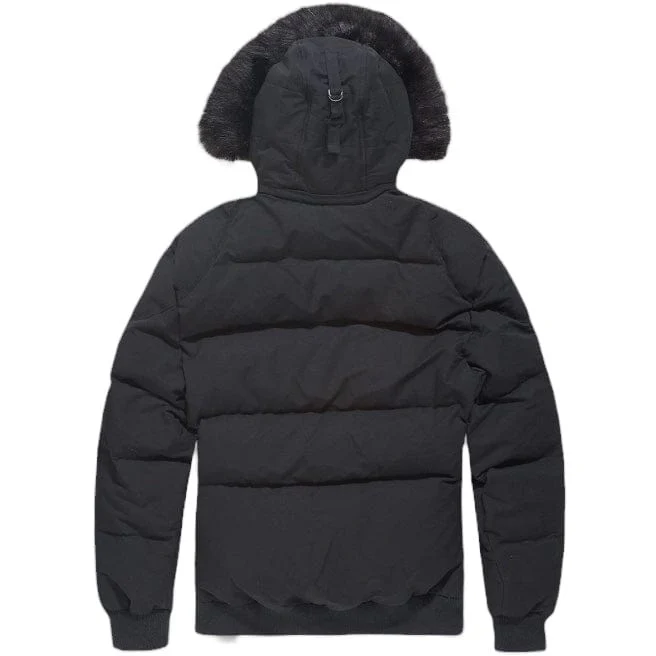 Jordan Craig Cross Bay Bomber Jacket (Noir) 91630 - Image 7
