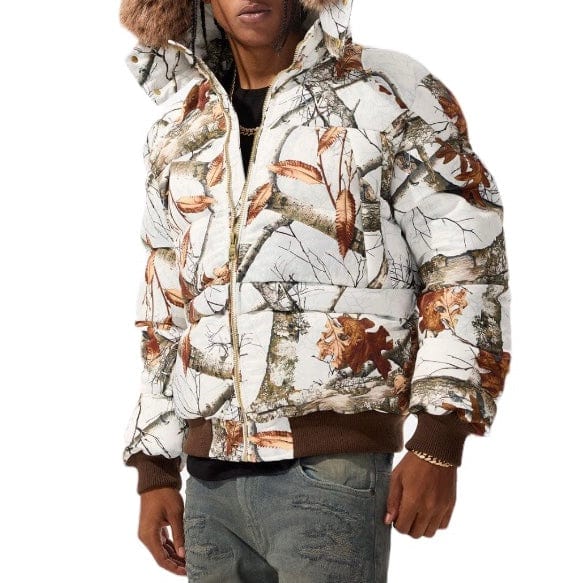 Jordan Craig Cross Bay Bomber Jacket (Snow Camo) 91630C - Image 6