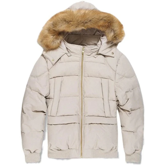 Jordan Craig Cross Bay Bomber Jacket (Taupe) 91630 - Image 4