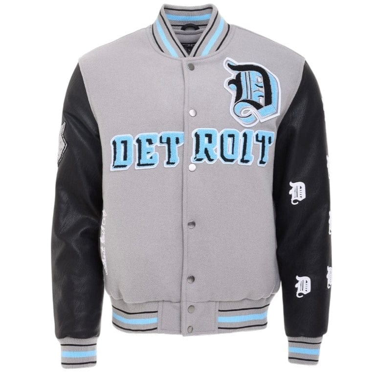 Jordan Craig D-Town Varsity Jacket (Lion Grey) 91653 - Image 3