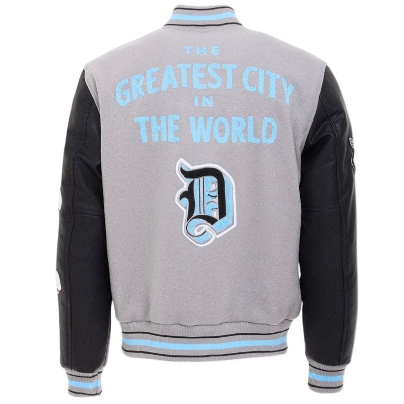 Jordan Craig D-Town Varsity Jacket (Lion Grey) 91653 - Image 6